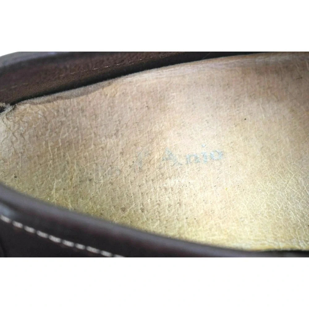 Papo‎ d'Anjo Womens Brown Leather Driving Loafers Moc Toe Shoes Size 6 US, 36 EU